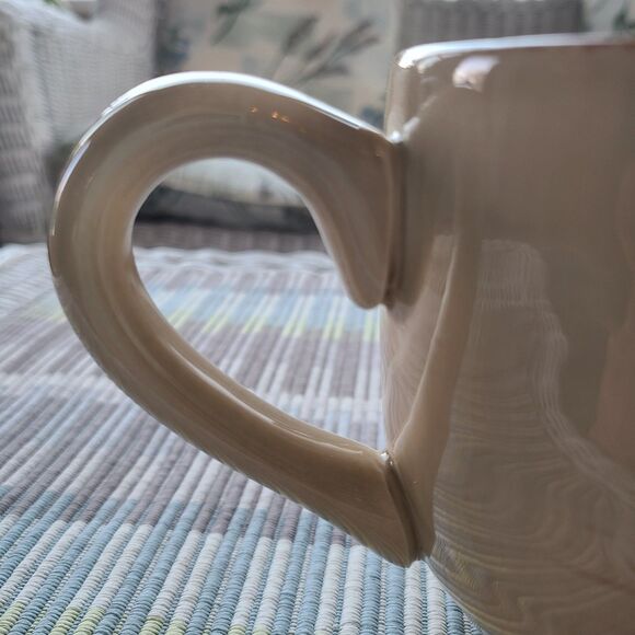 Two Jumbo Gibson Everyday Stoneware Mugs Coffee Cappuccino Latte Soup Cocoa - Picture 7 of 10